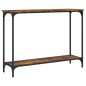 vidaXL Konsolentisch Räuchereiche 101x30,5x75 cm Holzwerkstoff vidaXL Konsolentisch Räuchereiche 101x30,5x75 cm Holzwerkstoff