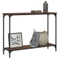 vidaXL Konsolentisch Braun Eichen-Optik 101x30,5x75 cm Holzwerkstoff vidaXL Konsolentisch Braun Eichen-Optik 101x30,5x75 cm Holzwerkstoff