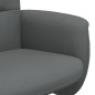 vidaXL Relaxsessel mit Hocker Dunkelgrau Stoff vidaXL Relaxsessel mit Hocker Dunkelgrau Stoff