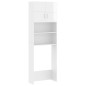 Waschmaschinenschrank-Set Hochglanz-Weiß Holzwerkstoff Waschmaschinenschrank-Set Hochglanz-Weiß Holzwerkstoff