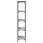 vidaXL Bücherregal 5 Böden Grau Sonoma 60x30x154 cm Holzwerkstoff vidaXL Bücherregal 5 Böden Grau Sonoma 60x30x154 cm Holzwerkstoff