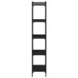vidaXL Bücherregal 5 Böden Schwarz 60x30x154 cm Holzwerkstoff vidaXL Bücherregal 5 Böden Schwarz 60x30x154 cm Holzwerkstoff