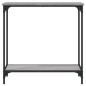 vidaXL Konsolentisch Grau Sonoma 75x30,5x75 cm Holzwerkstoff vidaXL Konsolentisch Grau Sonoma 75x30,5x75 cm Holzwerkstoff