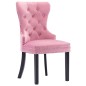 vidaXL Esszimmerstühle 4 Stk. Rosa Samt vidaXL Esszimmerstühle 4 Stk. Rosa Samt