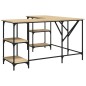 vidaXL Schreibtisch Sonoma-Eiche 139x139x75 cm Holzwerkstoff vidaXL Schreibtisch Sonoma-Eiche 139x139x75 cm Holzwerkstoff