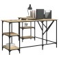 vidaXL Schreibtisch Sonoma-Eiche 139x139x75 cm Holzwerkstoff vidaXL Schreibtisch Sonoma-Eiche 139x139x75 cm Holzwerkstoff