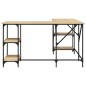 vidaXL Schreibtisch Sonoma-Eiche 139x139x75 cm Holzwerkstoff vidaXL Schreibtisch Sonoma-Eiche 139x139x75 cm Holzwerkstoff