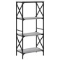 vidaXL Bücherregal 4 Böden Grau Sonoma 59x35x132 cm Holzwerkstoff vidaXL Bücherregal 4 Böden Grau Sonoma 59x35x132 cm Holzwerkstoff