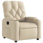 vidaXL Relaxsessel Creme Stoff vidaXL Relaxsessel Creme Stoff