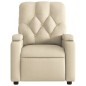 vidaXL Relaxsessel Creme Stoff vidaXL Relaxsessel Creme Stoff