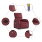 vidaXL Massagesessel Weinrot Kunstleder vidaXL Massagesessel Weinrot Kunstleder