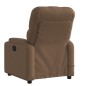 vidaXL Massagesessel Braun Stoff vidaXL Massagesessel Braun Stoff