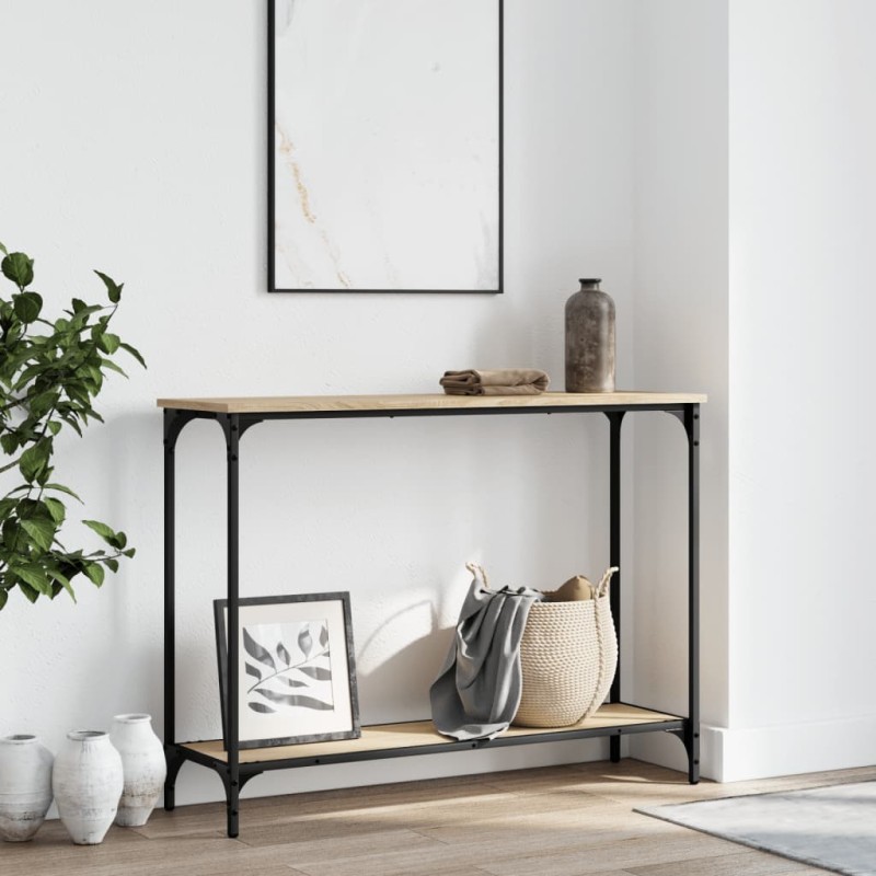 vidaXL Konsolentisch Sonoma-Eiche 101x30,5x75 cm Holzwerkstoff vidaXL Konsolentisch Sonoma-Eiche 101x30,5x75 cm Holzwerkstoff
