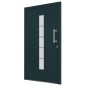 Haustür Aluminium und PVC Anthrazit 110x210 cm Haustür Aluminium und PVC Anthrazit 110x210 cm
