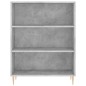 Highboard Betongrau 69,5x34x180 cm Holzwerkstoff Highboard Betongrau 69,5x34x180 cm Holzwerkstoff