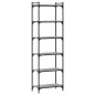 vidaXL Bücherregal 6 Böden Grau Sonoma 60x30x188 cm Holzwerkstoff vidaXL Bücherregal 6 Böden Grau Sonoma 60x30x188 cm Holzwerkstoff