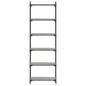 vidaXL Bücherregal 6 Böden Grau Sonoma 60x30x188 cm Holzwerkstoff vidaXL Bücherregal 6 Böden Grau Sonoma 60x30x188 cm Holzwerkstoff