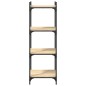 vidaXL Bücherregal 4 Böden Sonoma-Eiche 40x30x120 cm Holzwerkstoff vidaXL Bücherregal 4 Böden Sonoma-Eiche 40x30x120 cm Holzwerkstoff