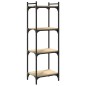 vidaXL Bücherregal 4 Böden Sonoma-Eiche 40x30x120 cm Holzwerkstoff vidaXL Bücherregal 4 Böden Sonoma-Eiche 40x30x120 cm Holzwerkstoff