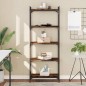 vidaXL Bücherregal 5 Böden Räuchereiche 60x30x154 cm Holzwerkstoff vidaXL Bücherregal 5 Böden Räuchereiche 60x30x154 cm Holzwerkstoff