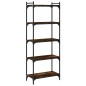 vidaXL Bücherregal 5 Böden Räuchereiche 60x30x154 cm Holzwerkstoff vidaXL Bücherregal 5 Böden Räuchereiche 60x30x154 cm Holzwerkstoff