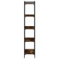 vidaXL Bücherregal 5 Böden Räuchereiche 60x30x154 cm Holzwerkstoff vidaXL Bücherregal 5 Böden Räuchereiche 60x30x154 cm Holzwerkstoff