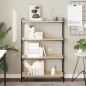 vidaXL Bücherregal 4 Böden Sonoma-Eiche 80x30x120 cm Holzwerkstoff vidaXL Bücherregal 4 Böden Sonoma-Eiche 80x30x120 cm Holzwerkstoff