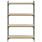 vidaXL Bücherregal 4 Böden Sonoma-Eiche 80x30x120 cm Holzwerkstoff vidaXL Bücherregal 4 Böden Sonoma-Eiche 80x30x120 cm Holzwerkstoff