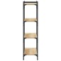 vidaXL Bücherregal 4 Böden Sonoma-Eiche 80x30x120 cm Holzwerkstoff vidaXL Bücherregal 4 Böden Sonoma-Eiche 80x30x120 cm Holzwerkstoff