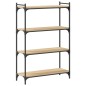 vidaXL Bücherregal 4 Böden Sonoma-Eiche 80x30x120 cm Holzwerkstoff vidaXL Bücherregal 4 Böden Sonoma-Eiche 80x30x120 cm Holzwerkstoff