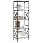 vidaXL Bücherregal 5 Böden Grau Sonoma 59x35x171 cm Holzwerkstoff vidaXL Bücherregal 5 Böden Grau Sonoma 59x35x171 cm Holzwerkstoff