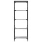 vidaXL Bücherregal 5 Böden Grau Sonoma 59x35x171 cm Holzwerkstoff vidaXL Bücherregal 5 Böden Grau Sonoma 59x35x171 cm Holzwerkstoff