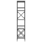 vidaXL Bücherregal 5 Böden Grau Sonoma 59x35x171 cm Holzwerkstoff vidaXL Bücherregal 5 Böden Grau Sonoma 59x35x171 cm Holzwerkstoff
