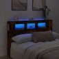 vidaXL LED-Kopfteil Räuchereiche 160x18,5x103,5 cm Holzwerkstoff
