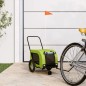 vidaXL Fahrradanhänger Hunde Grün und Schwarz Oxford-Gewebe & Eisen vidaXL Fahrradanhänger Hunde Grün und Schwarz Oxford-Gewebe & Eisen
