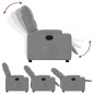 vidaXL Relaxsessel Hellgrau Stoff vidaXL Relaxsessel Hellgrau Stoff
