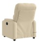 vidaXL Massagesessel Creme Stoff vidaXL Massagesessel Creme Stoff