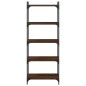 vidaXL Bücherregal 5 Böden Braun Eiche-Optik 60x30x154cm Holzwerkstoff vidaXL Bücherregal 5 Böden Braun Eiche-Optik 60x30x154cm Holzwerkstoff