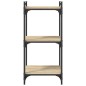 vidaXL Bücherregal 3 Böden Sonoma-Eiche 40x30x86 cm Holzwerkstoff vidaXL Bücherregal 3 Böden Sonoma-Eiche 40x30x86 cm Holzwerkstoff