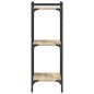 vidaXL Bücherregal 3 Böden Sonoma-Eiche 40x30x86 cm Holzwerkstoff vidaXL Bücherregal 3 Böden Sonoma-Eiche 40x30x86 cm Holzwerkstoff