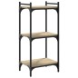 vidaXL Bücherregal 3 Böden Sonoma-Eiche 40x30x86 cm Holzwerkstoff vidaXL Bücherregal 3 Böden Sonoma-Eiche 40x30x86 cm Holzwerkstoff