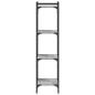 vidaXL Bücherregal 4 Böden Grau Sonoma 40x30x120 cm Holzwerkstoff vidaXL Bücherregal 4 Böden Grau Sonoma 40x30x120 cm Holzwerkstoff