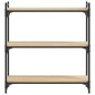 vidaXL Bücherregal 3 Böden Sonoma-Eiche 80x30x86 cm Holzwerkstoff vidaXL Bücherregal 3 Böden Sonoma-Eiche 80x30x86 cm Holzwerkstoff
