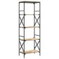 vidaXL Bücherregal 5 Böden Sonoma-Eiche 59x35x171 cm Holzwerkstoff vidaXL Bücherregal 5 Böden Sonoma-Eiche 59x35x171 cm Holzwerkstoff