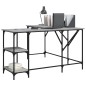 vidaXL Schreibtisch Grau Sonoma 139x139x75 cm Holzwerkstoff vidaXL Schreibtisch Grau Sonoma 139x139x75 cm Holzwerkstoff