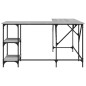 vidaXL Schreibtisch Grau Sonoma 139x139x75 cm Holzwerkstoff vidaXL Schreibtisch Grau Sonoma 139x139x75 cm Holzwerkstoff