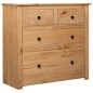 vidaXL Sideboard 80x40x83 cm Kiefernholz Panama vidaXL Sideboard 80x40x83 cm Kiefernholz Panama