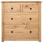vidaXL Sideboard 80x40x83 cm Kiefernholz Panama vidaXL Sideboard 80x40x83 cm Kiefernholz Panama