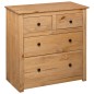 vidaXL Sideboard 80x40x83 cm Kiefernholz Panama vidaXL Sideboard 80x40x83 cm Kiefernholz Panama