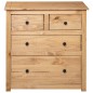 vidaXL Sideboard 80x40x83 cm Kiefernholz Panama vidaXL Sideboard 80x40x83 cm Kiefernholz Panama